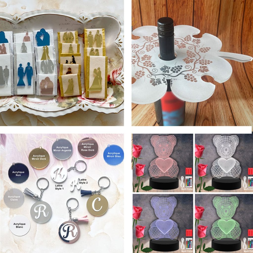 Arylic-Gold-Mirror-Silver-Golden-Rose-Blue-Wood-shape-stickers-Decoration-wedding-chocolate
