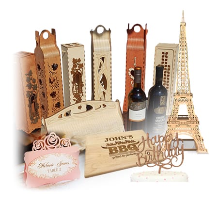 personalized wood products laser cut