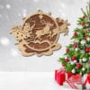 Laser-cut-set-Modern-wood-Decorative-Geometric-set--Unique-ornaments for christmas tree