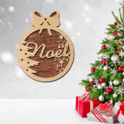 Laser-cut-set-Modern-wood-Decorative-Geometric-set--Unique-ornaments for christmas tree