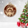 Ensemble laser découpé – Décorations en bois modernes et géométriques – Ornements uniques pour sapin de Noël