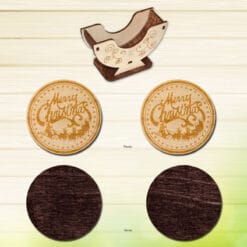 Laser-cut-coaster-set--Modern-wood-coasters--Decorative-coasters---Geometric-coasters-set--Unique-coasters-Laser-cut-wood