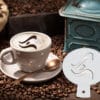 Cedar Coffee Stencil