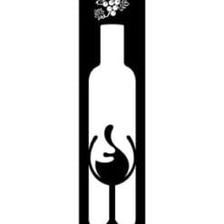 Wood Laser Cut Snowflake Wine Box laser cut