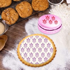 Stencil PETG Design Cookies Pastry Sweet Sugar Geometric form Dot Love food Kitchen