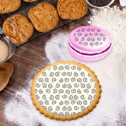 Pochoir PETG Design Cookies Pâtisserie Sucre Sucré Forme géométrique Line Amour Nouriture Cuisine