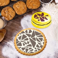 Stencil PETG Design Cookies Pastry Sweet Sugar Geometric form Dot Love food Kitchen