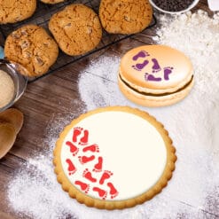 Stencil PETG Design Cookies Pastry Sweet Sugar Geometric form Dot Love