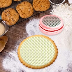 Stencil PETG Design Cookies Pastry Sweet Sugar Geometric form Dot Love