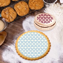 Stencil PETG Design Cookies Pastry Sweet Sugar Geometric form Dot Love