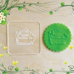 Acrylic Outbosser Embosser cookies stamps for sugar paste cupcakes Mother day
