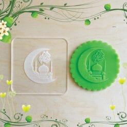Acrylic Outbosser Embosser cookies stamps for sugar paste cupcakes Ramadan