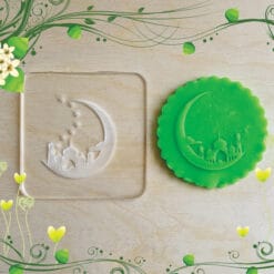 Acrylic Outbosser Embosser cookies stamps for sugar paste cupcakes Ramadan