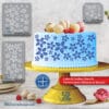 Cake Stencil for Pastry Decoration – PETG Food-Grade Kitchen Template, Made in Quebec