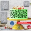 Cake Stencil for Pastry Decoration – PETG Food-Grade Kitchen Template, Made in Quebec