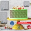 Cake Stencil for Pastry Decoration – PETG Food-Grade Kitchen Template, Made in Quebec