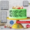 Cake Stencil for Pastry Decoration – PETG Food-Grade Kitchen Template, Made in Quebec