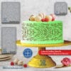 Cake Stencil for Pastry Decoration – PETG Food-Grade Kitchen Template, Made in Quebec