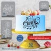 Cake Stencil for Pastry Decoration – PETG Food-Grade Kitchen Template, Made in Quebec
