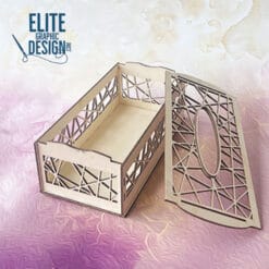 Boîte à mouchoirs en bois serviette design spécial