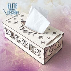 Boîte à mouchoirs en bois serviette design spécial