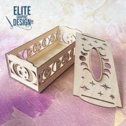 Boîte à mouchoirs en bois serviette design spécial