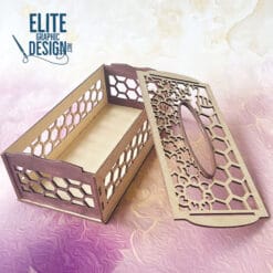 Boîte à mouchoirs en bois serviette design spécial