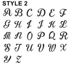 Personalized Alphabet Keychain - Image 5