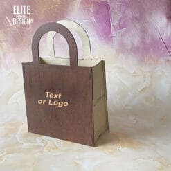 Wooden Handbags 11 Laser cut wooden handbags custom color stickers