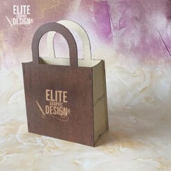 Wooden Handbags 10 Laser cut wooden handbags custom color stickers