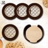 Laser cut coaster set Modern wood coasters Decorative coasters Geometric coasters set Unique coasters Laser cut wood