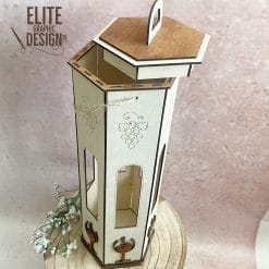 Boîte en bois personnalisée Hexa