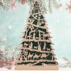 wooden christmas nativity tree laser cut handmade Laser Cut with led light